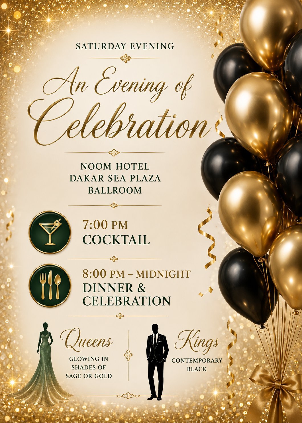 Saturday Evening — Celebration Dinner
